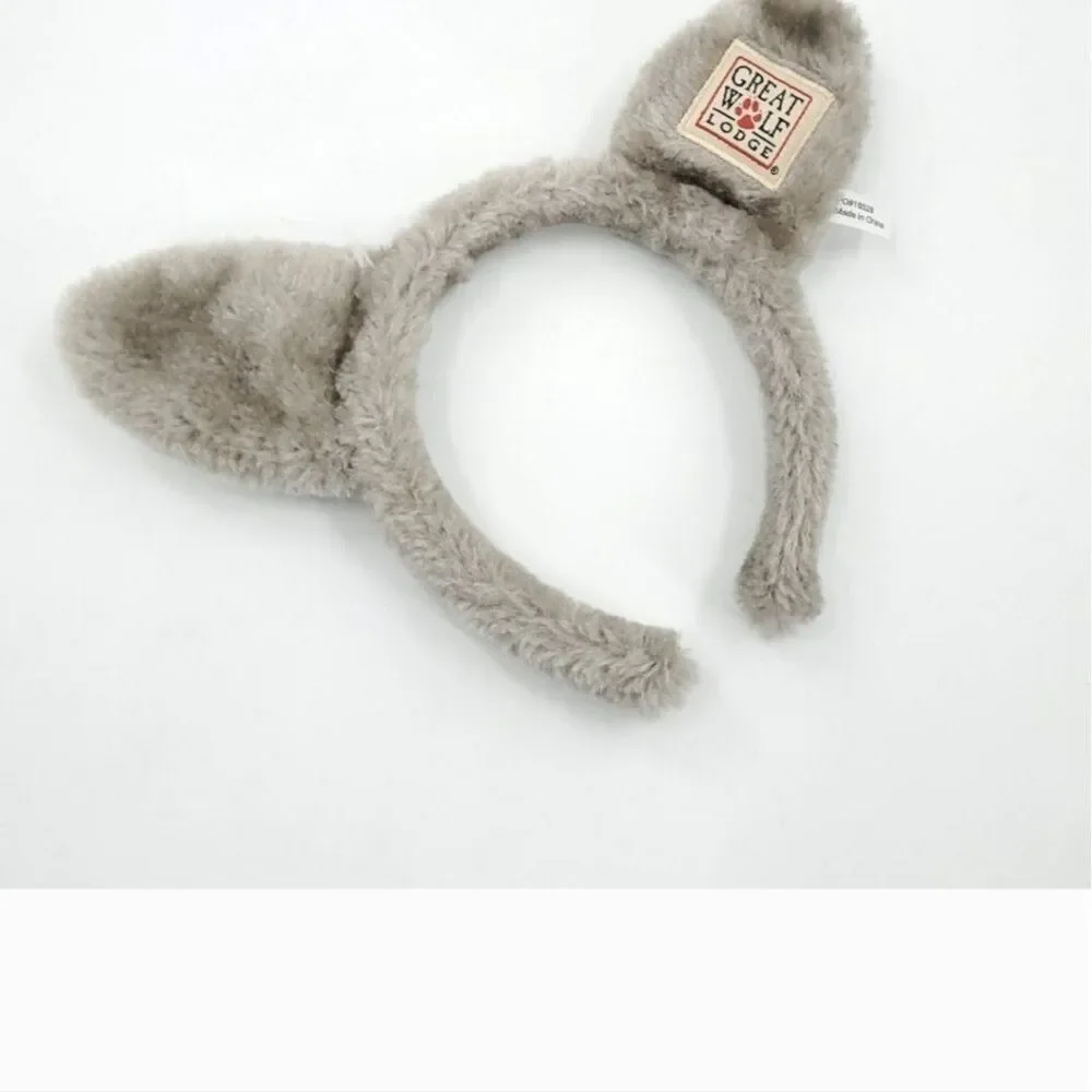 Ears furry Halloween outfit accessory costume tan Headband